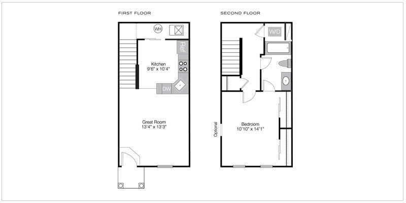 Bentley I Floorplan | Farms at New Albany Park Apartments